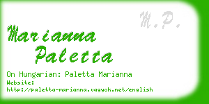 marianna paletta business card